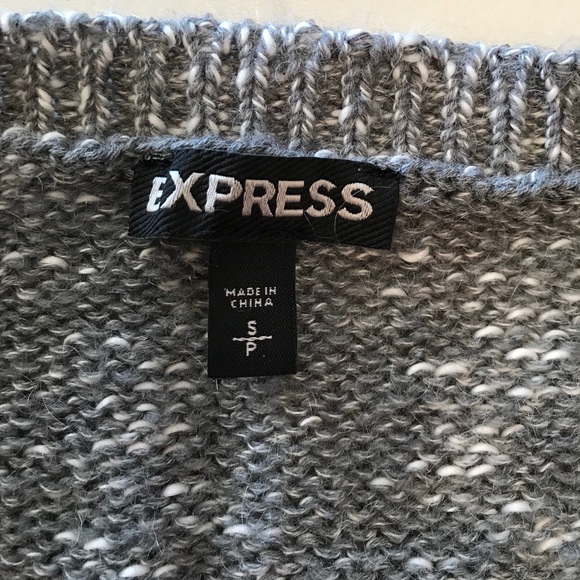 Express sz small shoelace style sweater - Picture 3 of 4